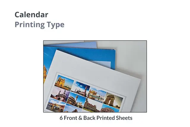 U Wooden Desktop Calendar - Image 2