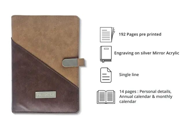 Dual Tone Caramel Organizer - Image 2